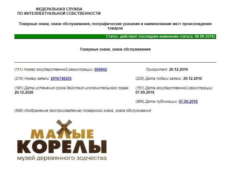 пример товарного знака