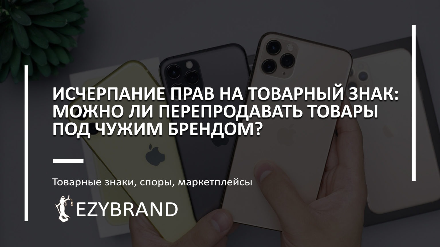 Исчерпание прав на товарный знак