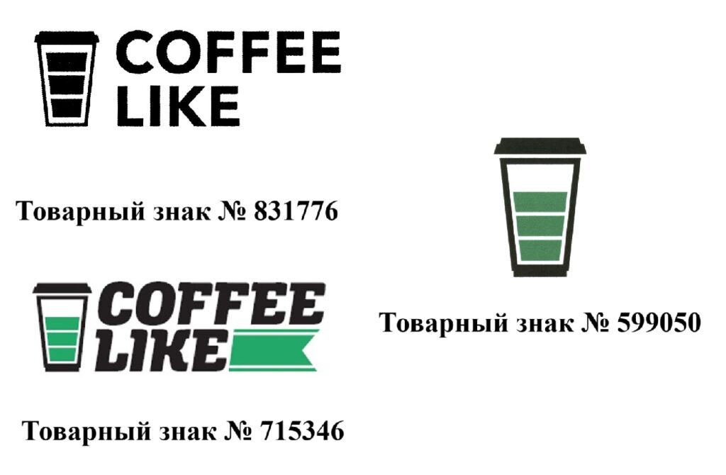 Товарные знаки кофеен Coffee Like