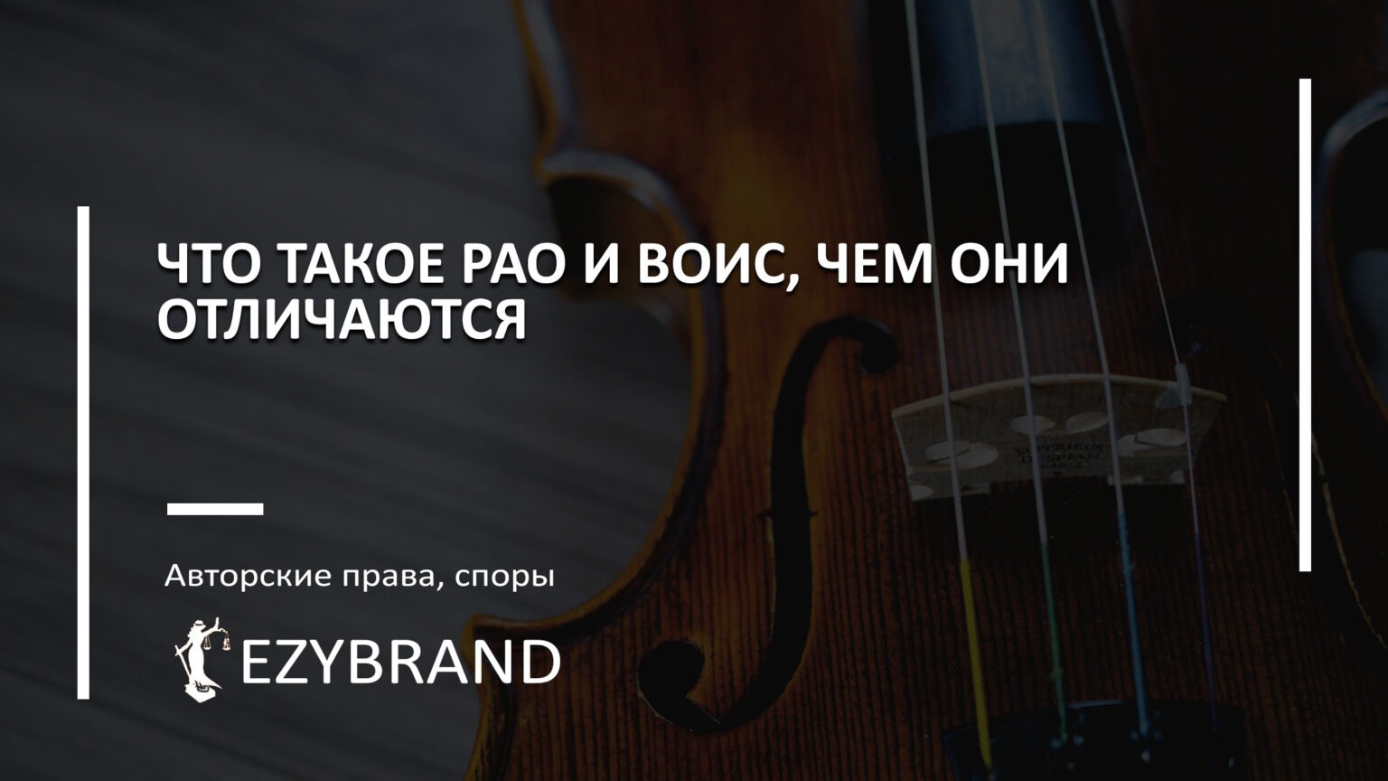 Что такое РАО и ВОИС