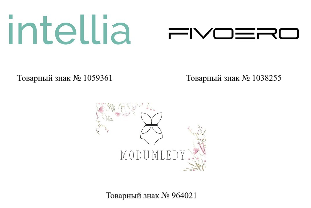 Бренды нижнего белья, зарегистрированные патентными поверенными Ezybrand